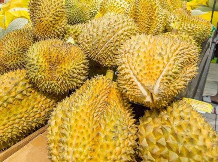 Customs clearance documents for imported frozen durian with shell from Malaysia