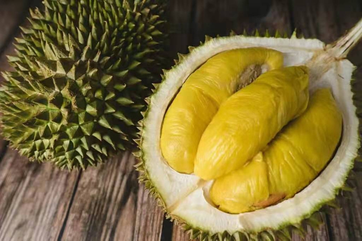 Customs clearance documents for imported frozen durian from Malaysia