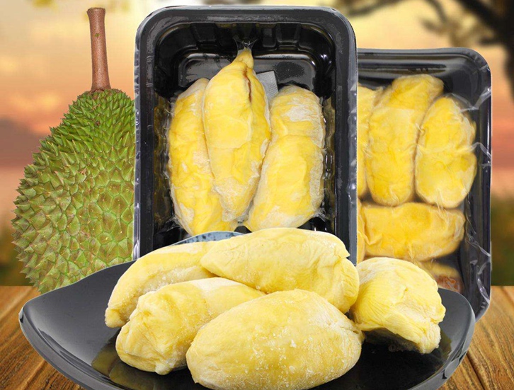Customs clearance process for importing frozen durian pulp from Thailand's Golden Pillow