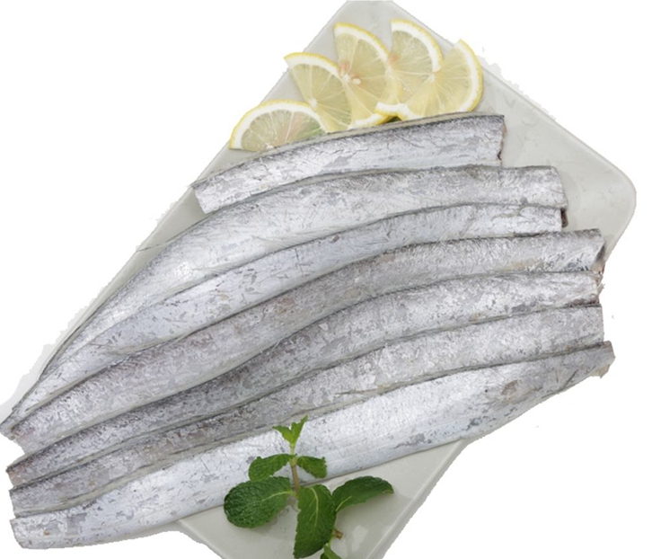 Customs declaration documents for imported frozen hairtail from India
