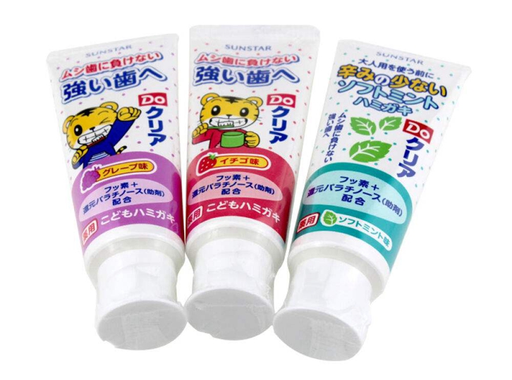 Import customs declaration fees for Japanese children's toothpaste